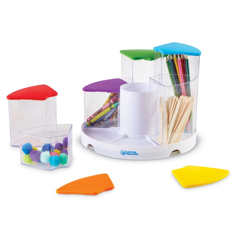 Create-a-Space™ See-Thru Spinning Bins