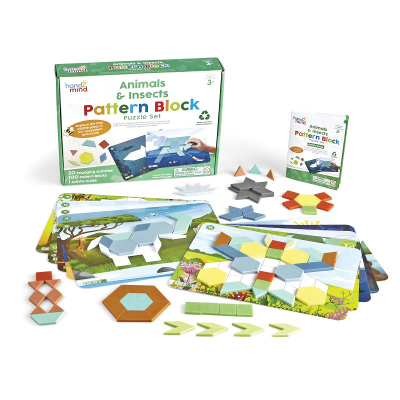 Animals & Insects Pattern Block Puzzle Set