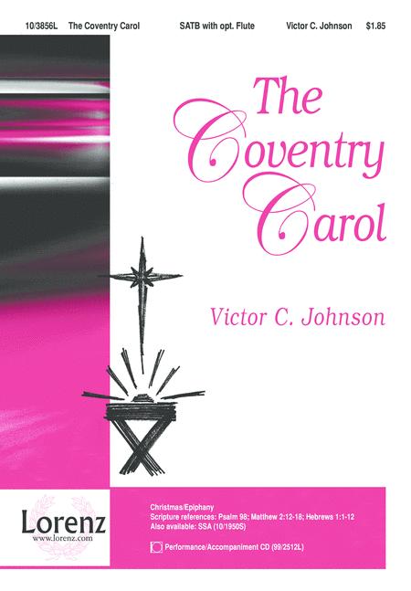 Johnson The Coventry Carol SATB with piano and opt flute