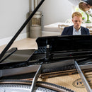 Kawai GL-10 grand piano - Polished Ebony, Chrome Fittings