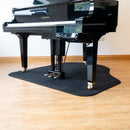 Heatproof protection carpet for grand pianos - Black - Large