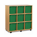Monarch jumbo tray storage unit Storage unit - 9 trays (3 x 3)