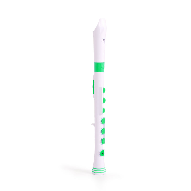 Nuvo N320 Descant Recorder+ - White With Green Trim