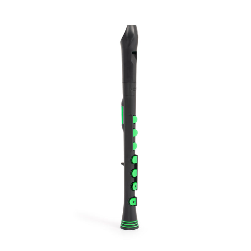 Nuvo N320 Descant Recorder+ - Black With Green Trim