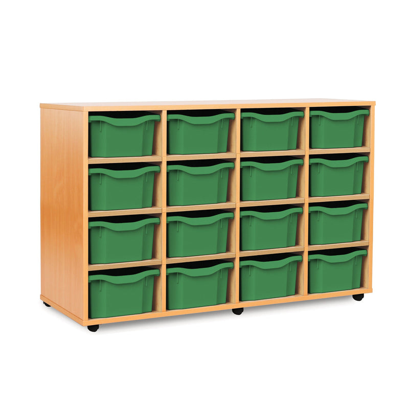 Monarch deep tray storage unit - 16 trays (4 x 4)