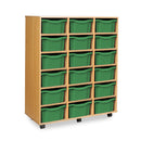 Monarch deep tray storage unit - 18 trays (3 x 6)