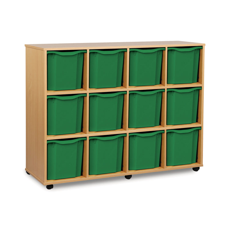 Classroom Storage Unit With 12 Jumbo Trays