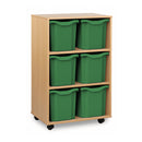 Storage Unit With 6 Jumbo Trays