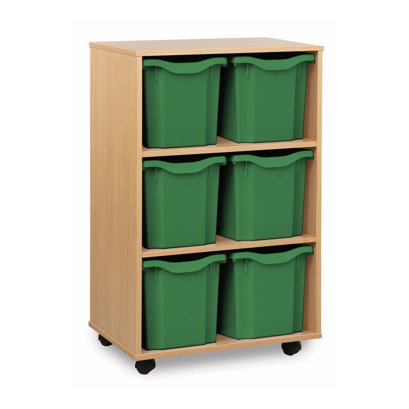 Storage Unit With 6 Jumbo Trays