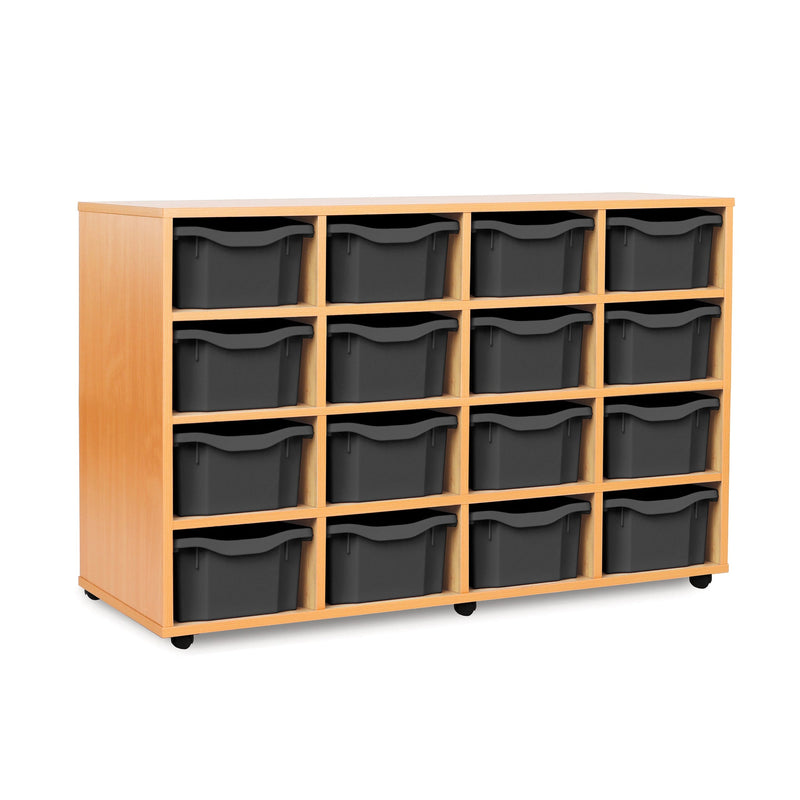 Monarch deep tray storage unit - 16 trays (4 x 4)
