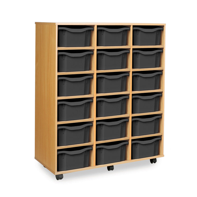 Monarch deep tray storage unit - 18 trays (3 x 6)