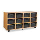 Monarch deep tray storage unit - 12 trays (4 x 3)