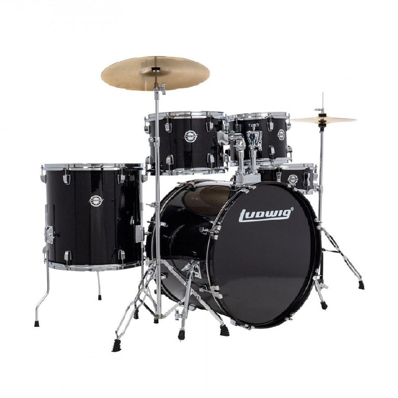 Ludwig Accent Fuse 20" 5-piece drum kit - Black