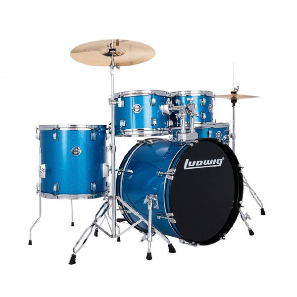 Ludwig Accent Drive 22" 5-piece drum kit - Blue