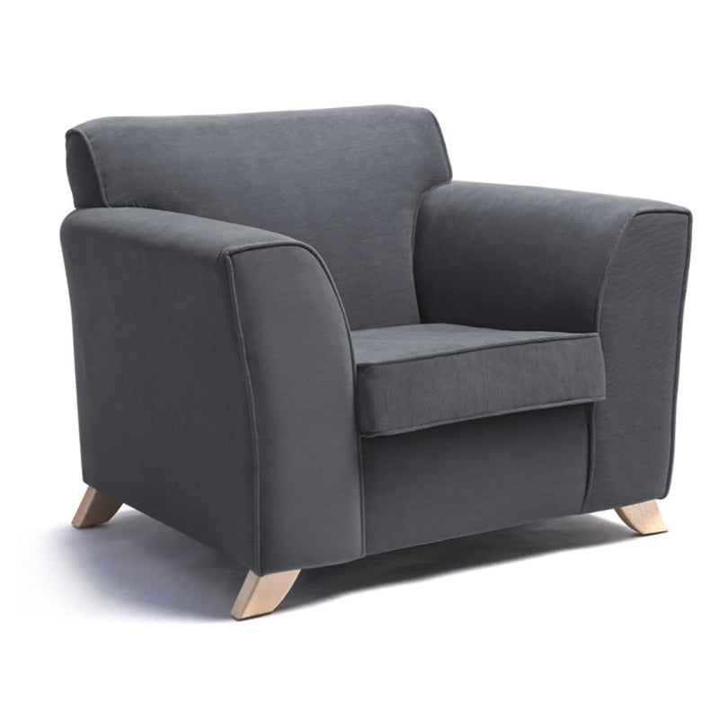 TRURO ARMCHAIR, Fabric, Steel