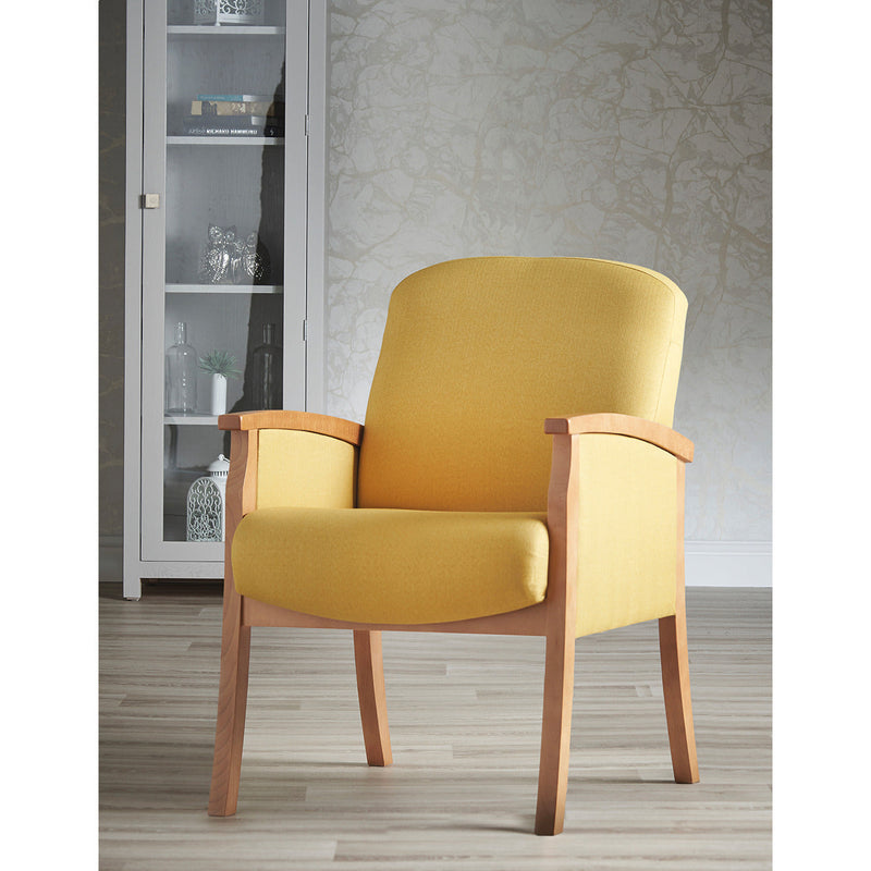 Cadet Zest Vinyl, MID BACK ARMCHAIR, Dove, Renaissance