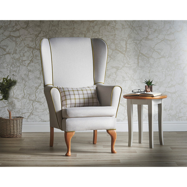 Cadet Zest Vinyl, HIGH BACK ARMCHAIR, Dove, Belgrave