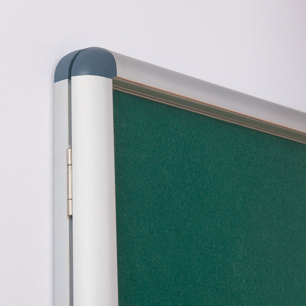 TAMPERPROOF FELT NOTICEBOARDS, Single Door, 600 x 900mm, Cyan