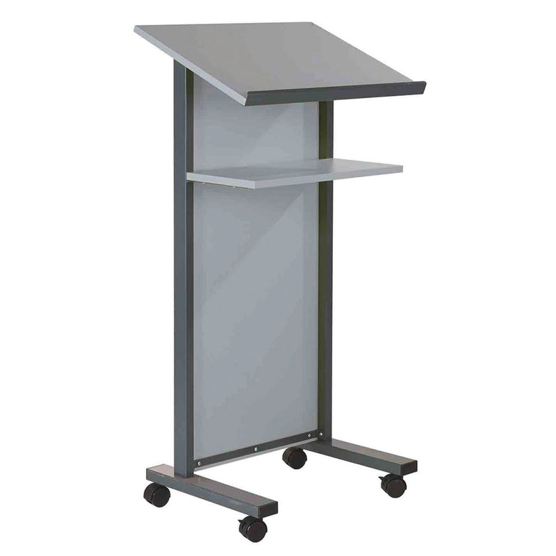 PANEL FRONTED LECTERN, Grey