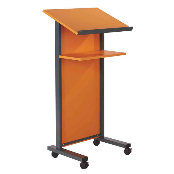 PANEL FRONTED LECTERN, Orange