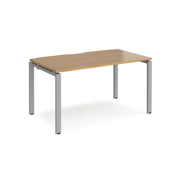 1200mm width, SINGLE DESK, BENCH DESKS, Oak