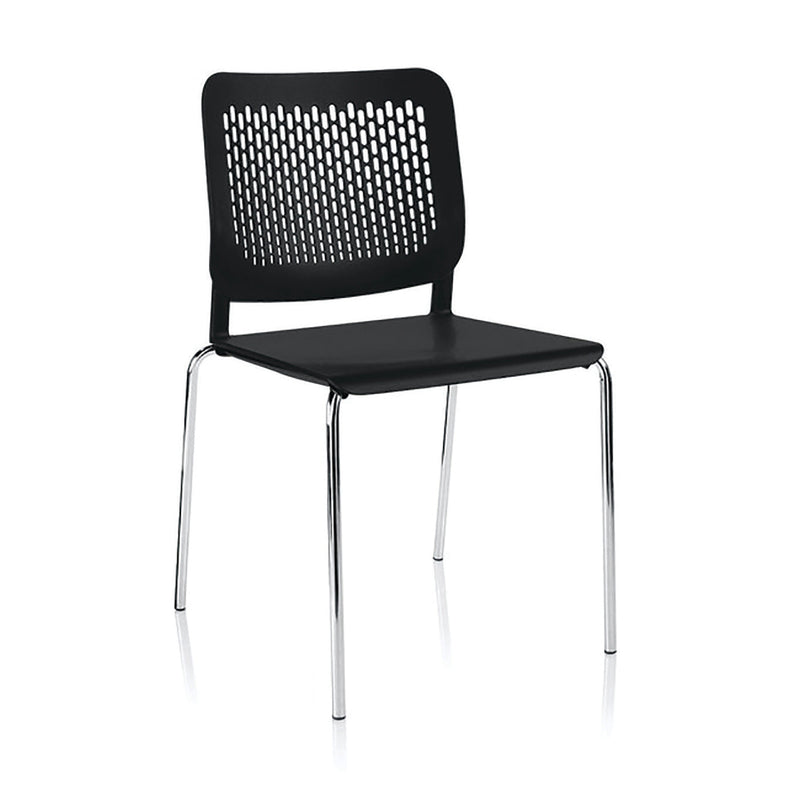 Taurus Conference Chair, Chrome Frame, Ocean