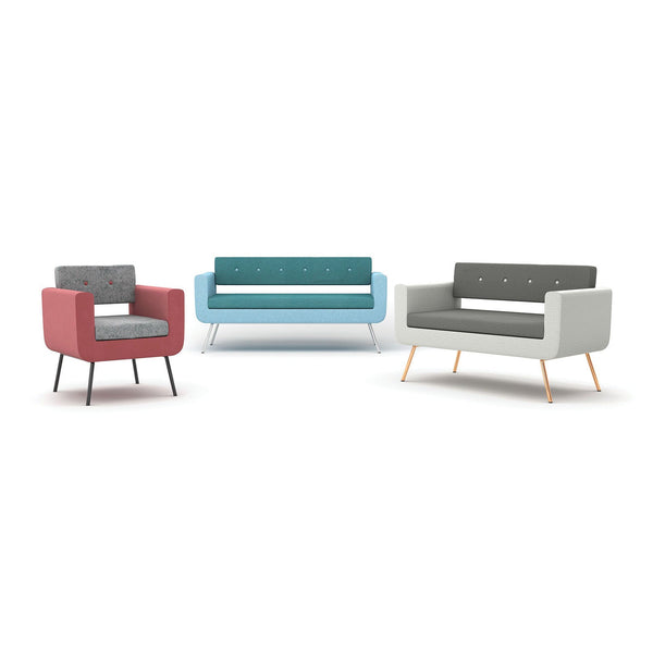 BUTTON BACK SEATING, Two Seat Sofa €“ 1340mm width, Tonga