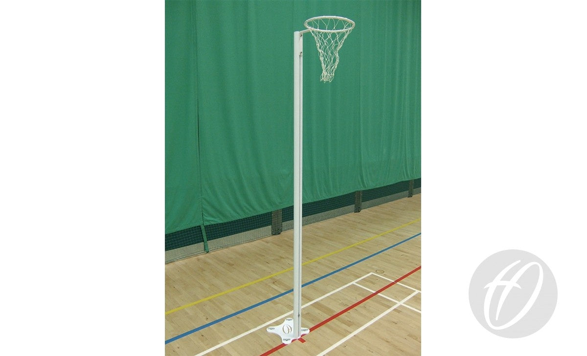 International Netball Posts - Floor Fixed