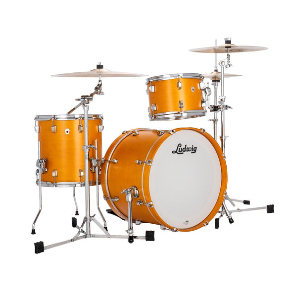 Ludwig NeuSonic 3-piece Fab Shell Pack drum kit - Satin golden slumbers