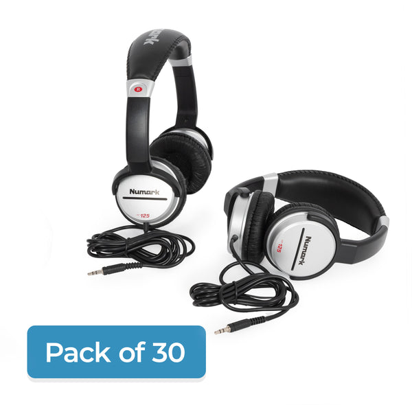 Pack of 30 HF125MINI stereo headphones ‚Äì 3.5mm plug