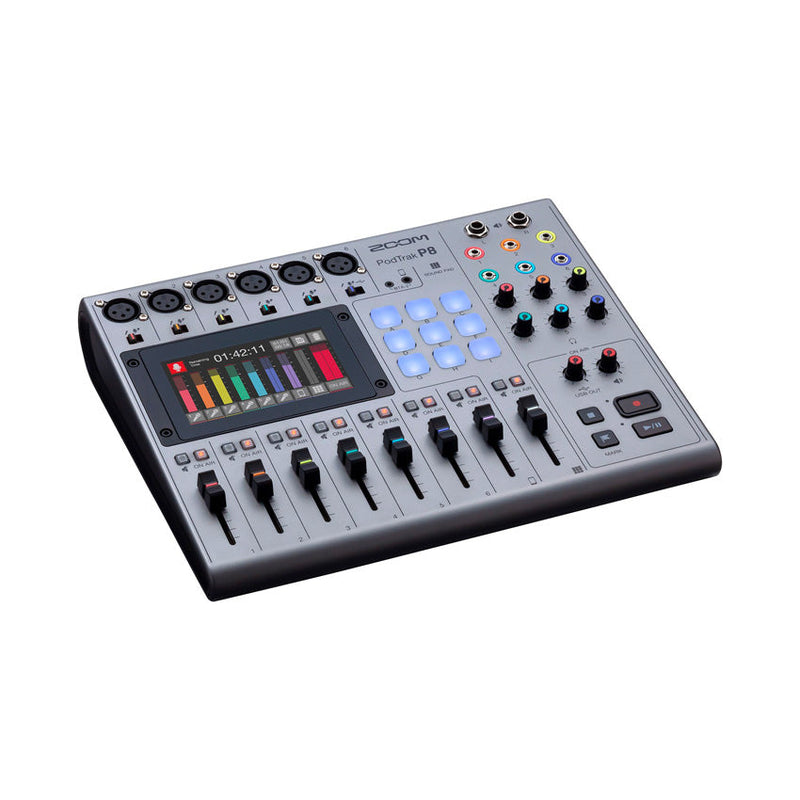 Zoom PodTrak P8 podcasting mixer and interface