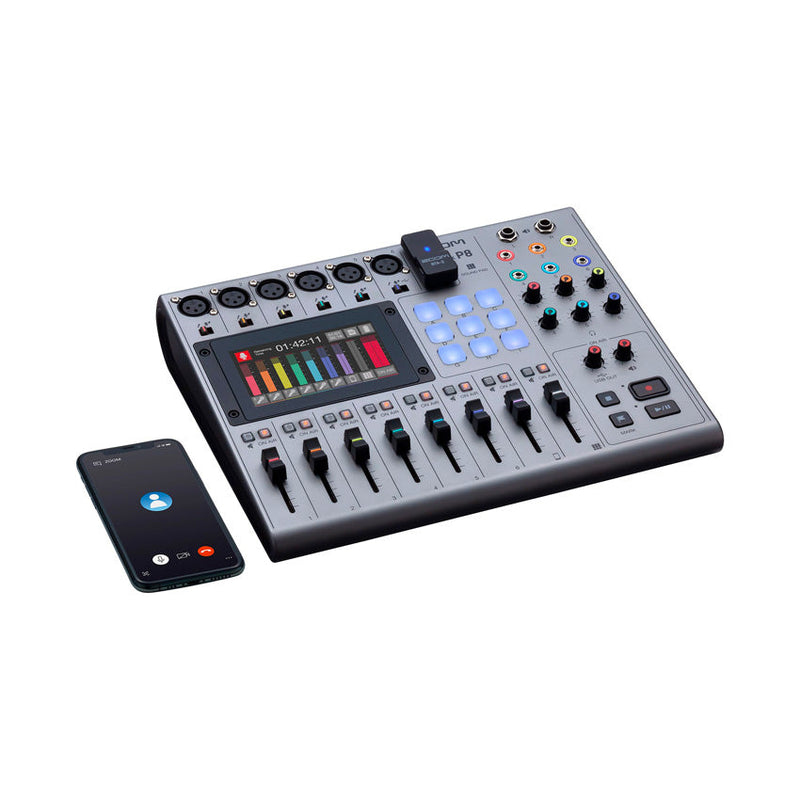 Zoom PodTrak P8 podcasting mixer and interface