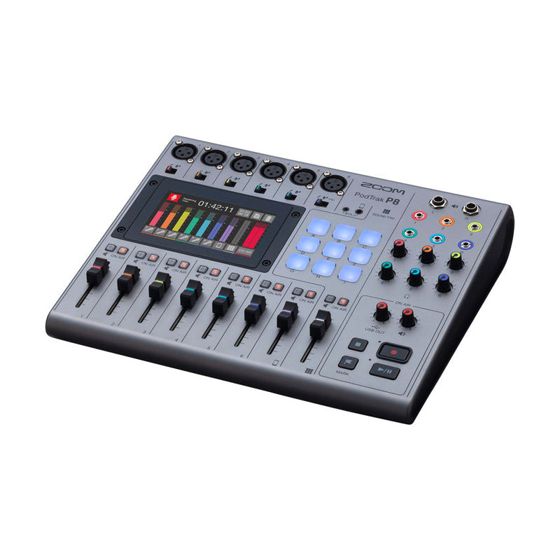 Zoom PodTrak P8 podcasting mixer and interface