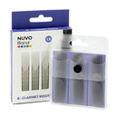 NUVOBand Bb clarinet reeds pack of 3 - 1.5 strength