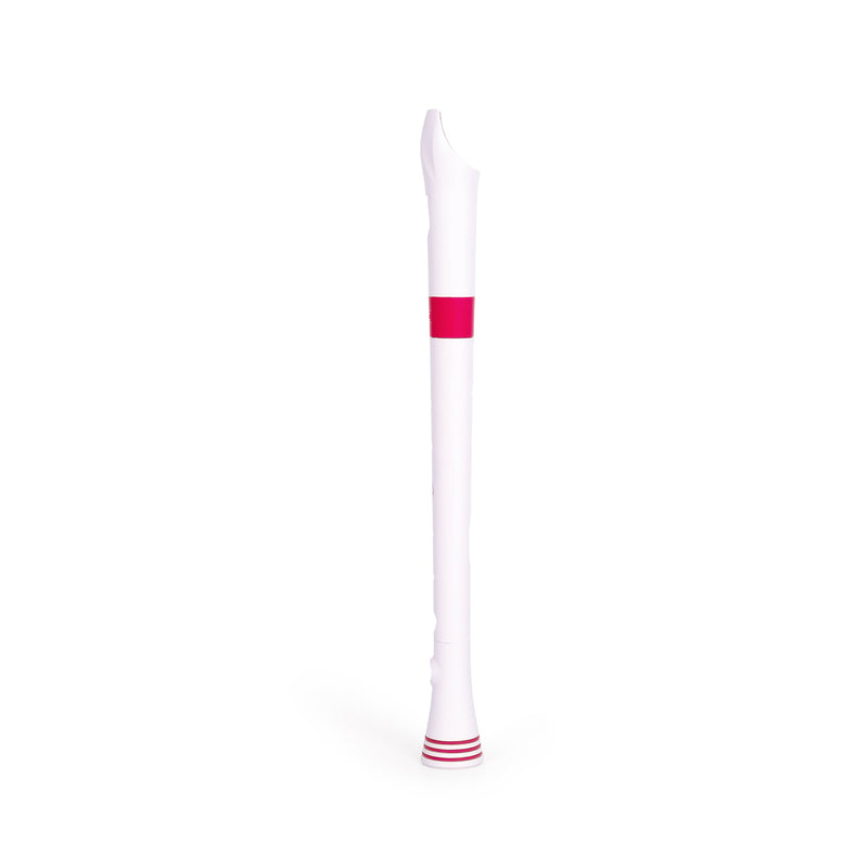Nuvo N310 descant recorder - White with pink trim