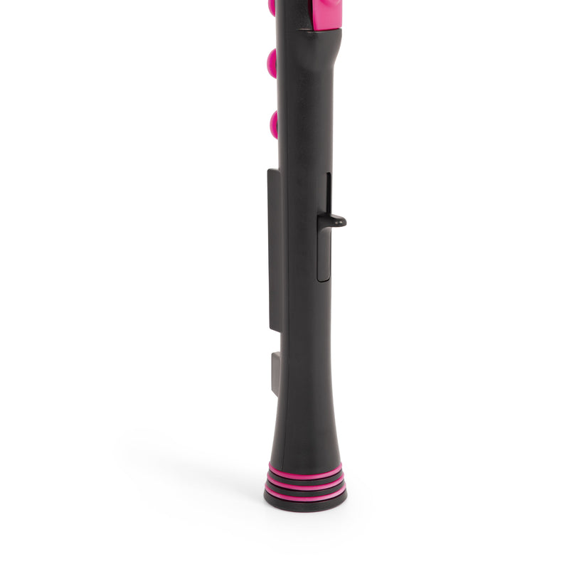 Nuvo N320 Descant Recorder+ - Black With Pink Trim
