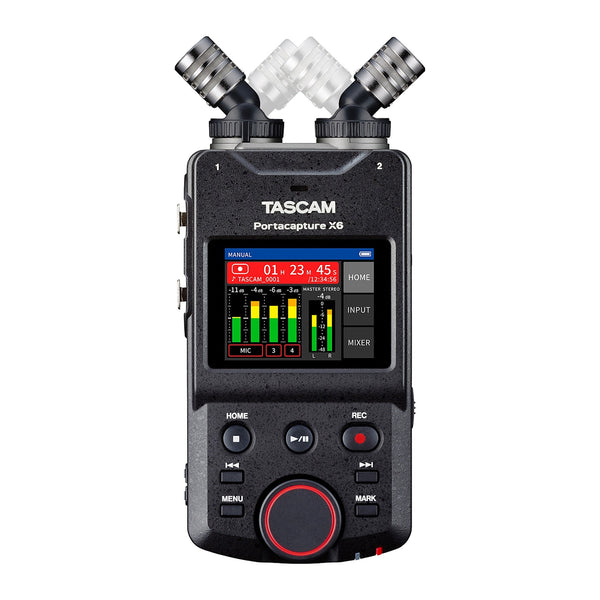 Tascam Portacapture X6 high-resolution multi-track handheld recorder