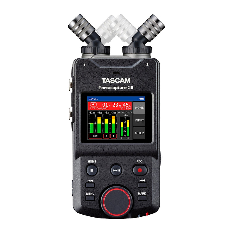 Tascam Portacapture X6 high-resolution multi-track handheld recorder