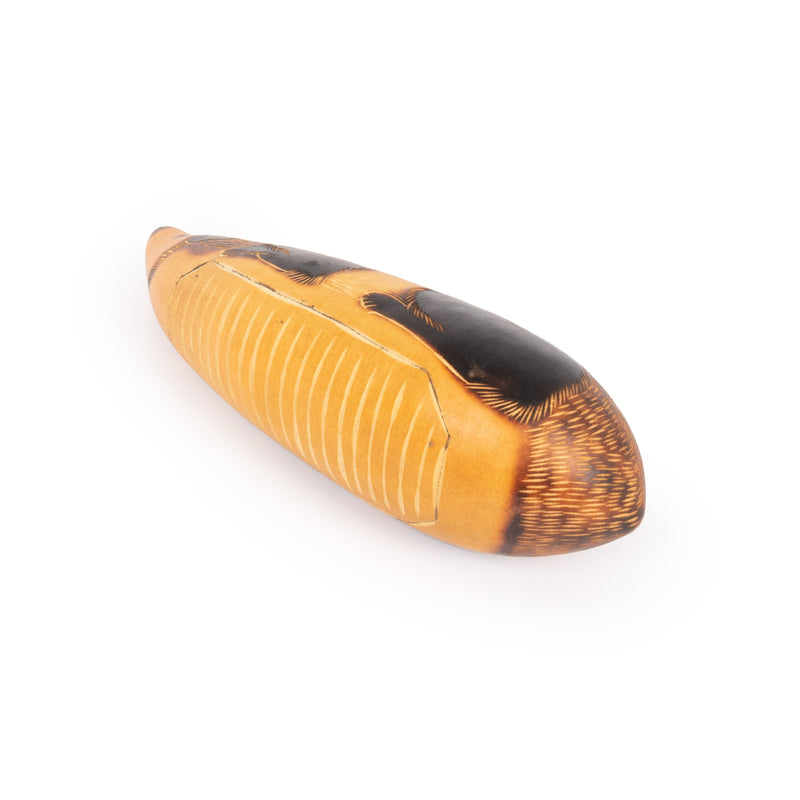 Percussion Plus Honestly Made Guinea pig gourd guiro and shaker