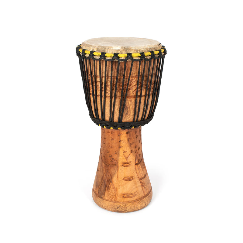 Percussion Plus Honestly Made Ghanaian djembe - rope tuned - 7 inch (head)