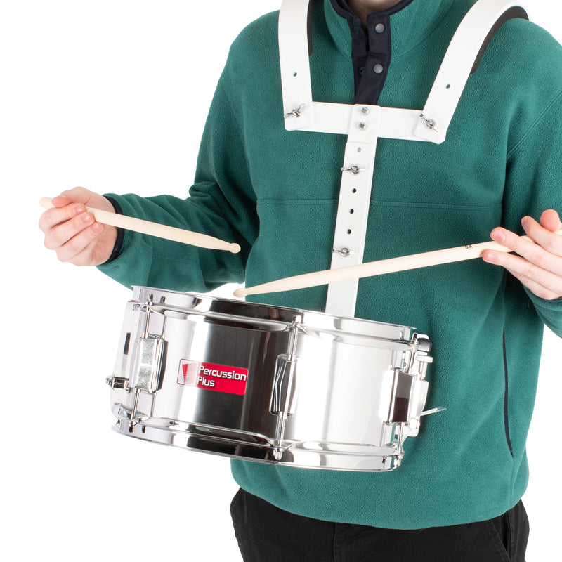 Percussion Plus 12" Snare Drum With Vest Harness