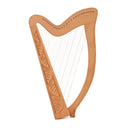 MMX celtic harp in natural - 29 strings