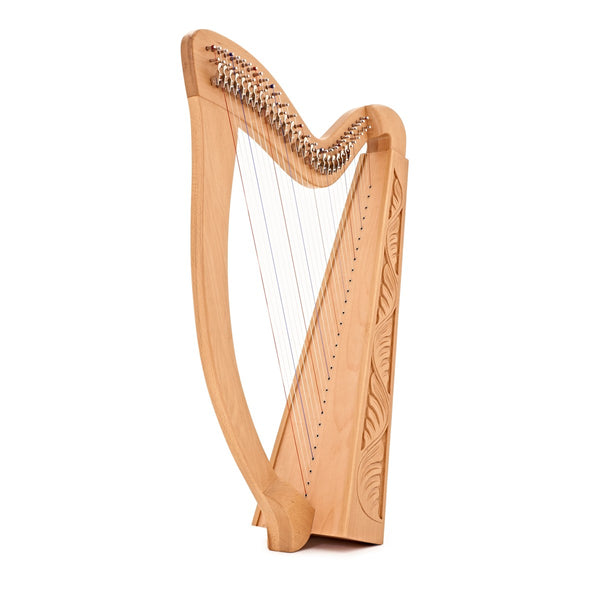 MMX celtic harp in natural - 29 strings