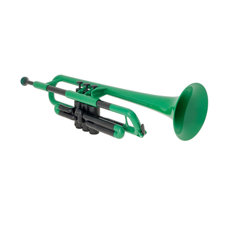 Ptrumpet Plastic B♭ Trumpet Outfit - Green