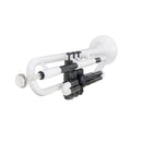 Ptrumpet Plastic B♭ Trumpet Outfit - White