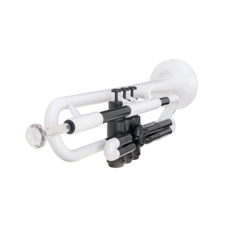 Ptrumpet Plastic B♭ Trumpet Outfit - White