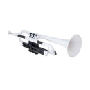 Ptrumpet Plastic B♭ Trumpet Outfit - White