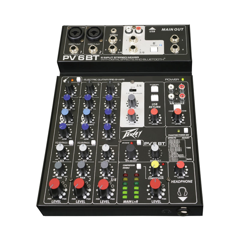 Peavey 6 Bluetooth mixer