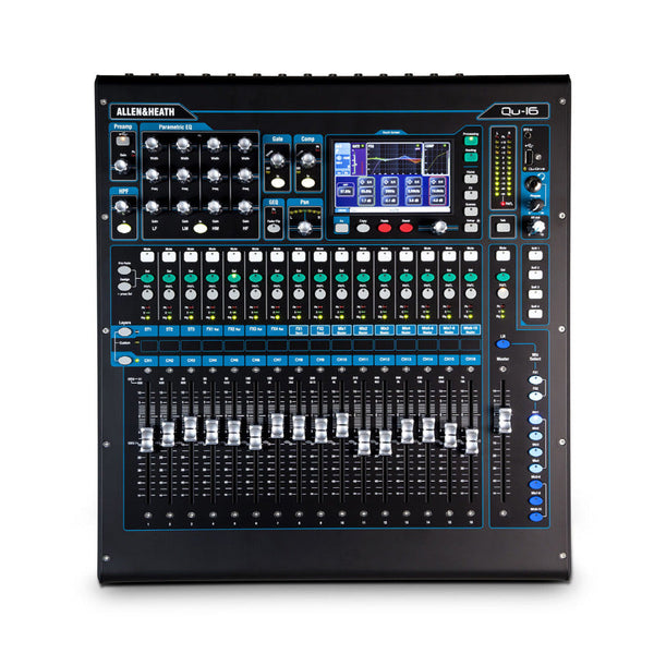 Allen & Heath QU16 compact mixer 22 in 12 out