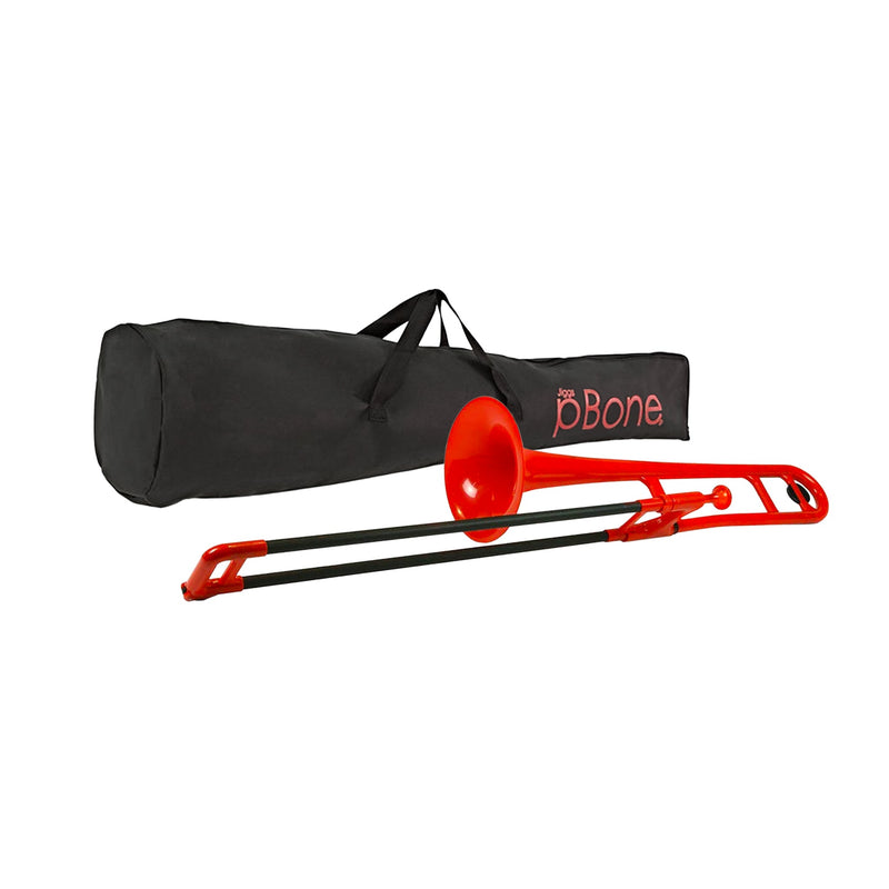Pbone Plastic B♭ Tenor Trombone - Red